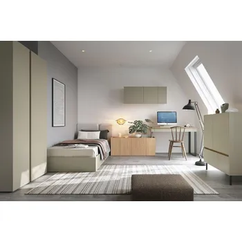 Dětský pokoj Dětský pokoj Luca, eukalyptus / dub baltic dune, sestava D2 postel LC14 - 120 cm