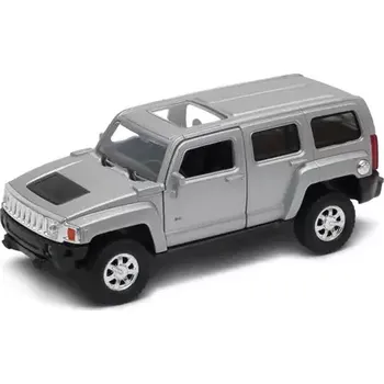 autíčko Welly Hummer H3 1:34 červená (WE43629F-CW-R)