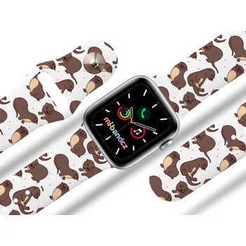 Ostatní příslušenství k chytrým hodinkám Mi-band.cz Apple watch řemínek Vydry Barva: Bílá, Rozměr: 38/40/41/42(S10)mm MIBANDCZX02879