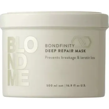 Vlasová regenerace Schwarzkopf Professional BlondMe Bondfinity Deep Repair Mask - Hloubkově regenerační maska pro blond vlasy 200 ml