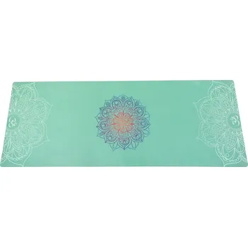 podložka na cvičení Jógová podložka cestovní zelená - "Mandala"