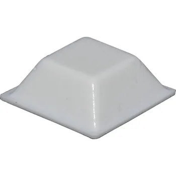 TOOLCRAFT PD2205W podstavná nožka přístrojová samolepicí, čtvercová bílá (d x š x v) 20.5 x 20.5 x 7.5 mm 1 ks