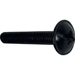 D.I.P. Šroub s rámovou hlavou M5 x 10 mm černý 15 ks