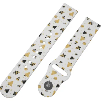 Chytré hodinky Strapido VÁNOČNÍ STROMKY S DÁRKY řemínek 20 mm