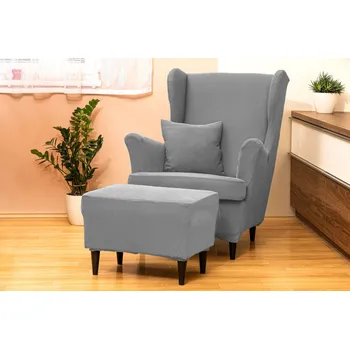 Napínací potah Gisela potah na křeslo ušák s podsedákem