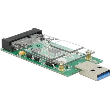 Delock 62681 adaptér rozhraní [1x USB&nbsp;3.0 - 1x mSATA]