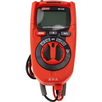 Multimetr Digitální multimetr Ruční 200mA ac 600V ac RS PRO