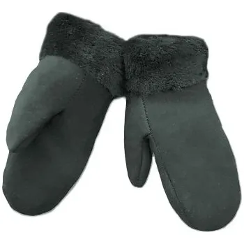 Rukavice Dámské ovčí palčáky kožené šedé