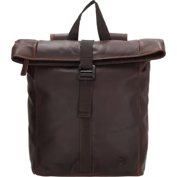 Městský batoh Hide & Stitches kožený batoh Japura 7,5L - tmavě hnědá