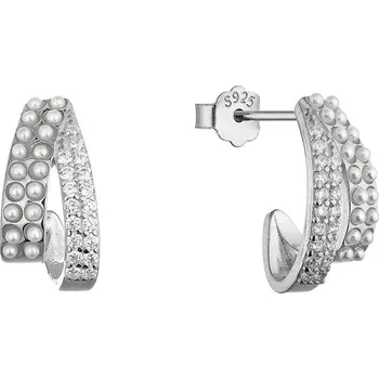 Náušnice Stříbrné náušnice s shell perličkami 11809.1