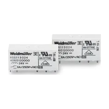 Relé Weidmüller RSS113012 12Vdc-Rel1U, 4061610000-1 zátěžové relé, monostabilní, 1 cívka, 250 V/AC, 250 V/DC, 6 A, 1 ks