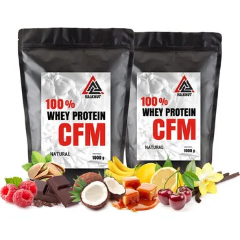 Protein CFM Whey protein Akce 1+1 VALKNUT 2 kg různé příchuti Příchuť: Kokos, Obsah balení: 1000 g
