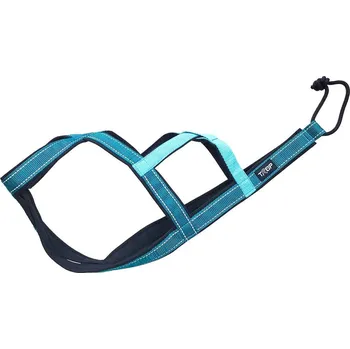 Postroj pro psa Trop Dog Sportswear Trop tažný postroj Backbone petrolejový Velikost: M