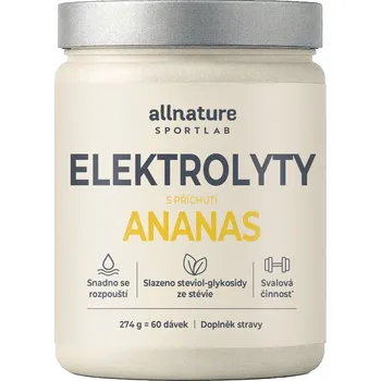 Nápoj pro sportovce Allnature Sportlab Elektrolyty ananas 274 g