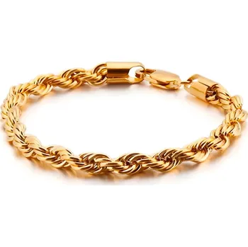 Řetízek IZMAEL Řetízek na ruku DA 34711 Zlatá/22cm/6mm KP34711