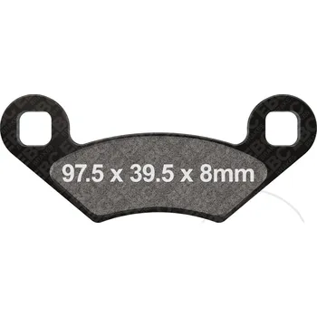 Brzdová destička EBC brzdové destičky Standard EBC AEON CROSSLAND 600 LOF 14-15, POLARIS ACE 570 EU 18, ATP 330 PICKUP 04-05, ATP 500 HO 4WD 04-05, HAWKEYE 300 2WD 07, HAWKEYE 300 4WD 07, MAGNUM 330 2WD 03-05...