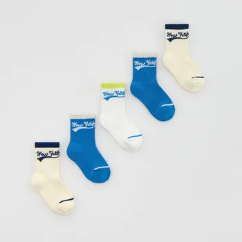 Dětská móda Reserved - Ponožky 5 ks - bílá - 228IM-00X - 228IM-00X-K25