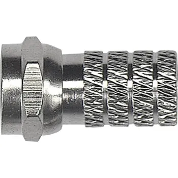 Axing CFS 3-00 F konektor Připojení kabelu: F zástrčka Průměr lanka: 4 mm 1 ks