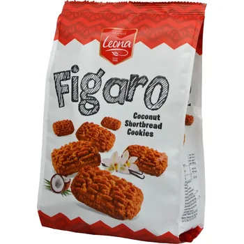 Figaro - kokosové sušenky s vanilkou - Leona 300g