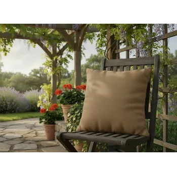 Polštář Dekorační venkovní polštář s výplní CARACAS color 44 cappuccino 40x40, 50x50 cm Mybesthome Rozměr: 40x40 cm Polštář je již včetně vyjímatelné výplně.