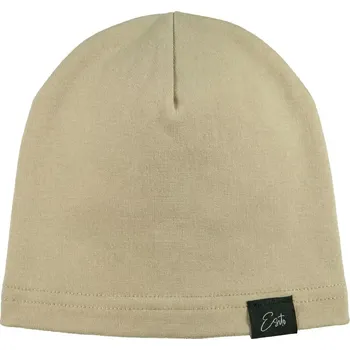 Kojenecká čepice ESITO | Dětská čepice jednobarevná Pejsci - béžová / 38