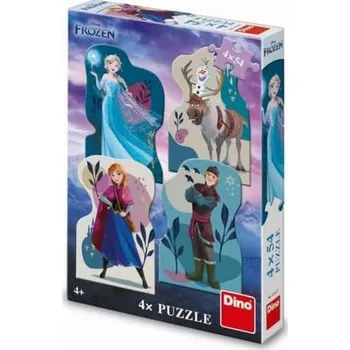 Puzzle FROZEN: přátelství 4x54 puzzle