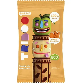 Cukrovinka Smileat BIO 100% ovocné měkké bonbónky jablko 25 g