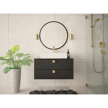 Koupelnový nábytek SKŘÍŇKA GARIANO s umyvadlem 550x420x115 cm - nábytková sestava