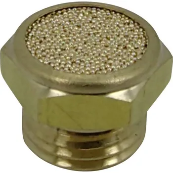 Příslušenství pro vzduchotechniku TRU COMPONENTS pneumatický tlumič hluku TC-12770328 Vnější závit G1/4 15 bar mosaz 1 ks