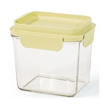 Svačinový box GLASSLOCK NADOBA S VÍKEM 1200ML ŽLUTÁ