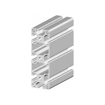 Nábytkové kování Vzpěra Stříbrná, délka: 3000mm, Hliník 120 x 40 mm