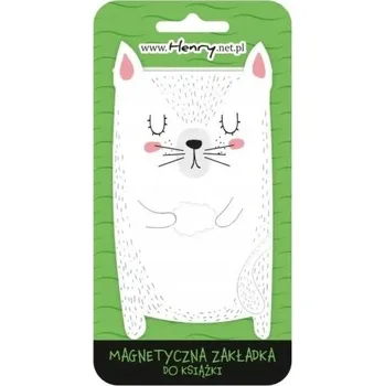 Záložka MAGNETICKÁ ZÁLOŽKA DO KNIHY BÍLÁ KOČKA