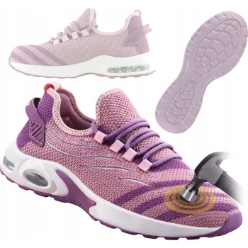 Pracovní obuv PRACOVNÍ BOTY dámské POLOBOTKY LEHKÉ prodyšné S KOMPOZITNÍ ŠPIČKOU