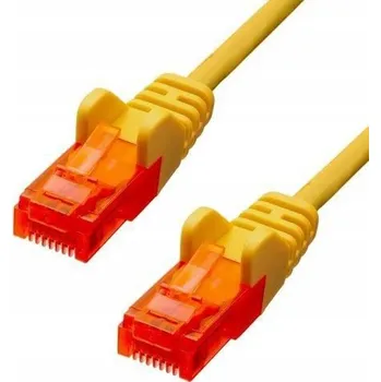 Síťový kabel ProXtend Ethernetový kabel CAT6 U/UTP CCA PVC Žlutý 7m, V-6UTP-07Y