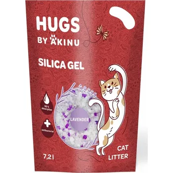 Podestýlka pro kočku Hugs By Akinu Silika gel levandule stelivo pro kočky