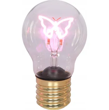 Žárovka LED ŽÁROVKA FILAMENTOVÁ NA BATERIE E27 6W 3000K MOTÝL PLASTROL