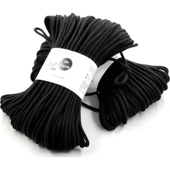 Příze MILA šňůry na šití 6mm/50m černá