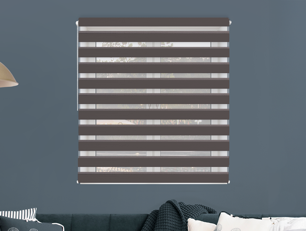 FEXI Zatemňovací Roleta Den a noc, Blackout Grafitová, A 3505e, 150x30 cm
