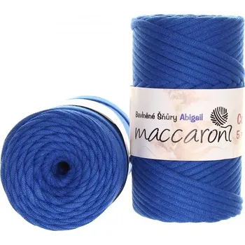 Příze Macaroni Abigail 5 mm Královská modrá (Špagátová příze Abigail 5 mm Královská modrá)