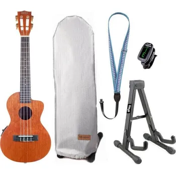 Ukulele Mahalo Electric-Acoustic Tenor Ukulele SET Vintage Natural Tenorové ukulele