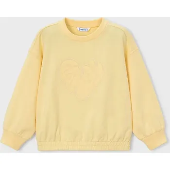 Chlapecká mikina Dětská mikina Mayoral 3449.6H.Mini.PPY2 žlutá 11X, vel. 116