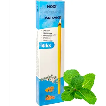 Ušní svíce HOXI s MEDUŇKOU 4ks