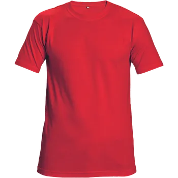 Pánské tričko CERVA TEESTA tričko Barva: Červená, Velikost: 4XL