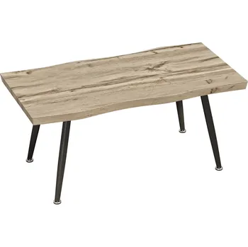 Konferenční stolek Konferenční stolek s ocelovými nohami | dub + černý