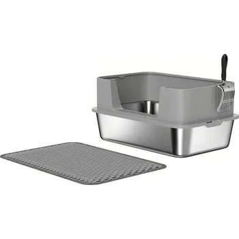 Úložný box Box na stelivo 60,2 x 40,2 x 29,5 cm | šedý