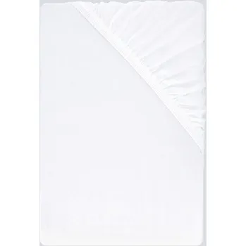 Prostěradlo LIVARNO® Žerzejové napínací prostěradlo, 180–200 x 200 cm (bílá)