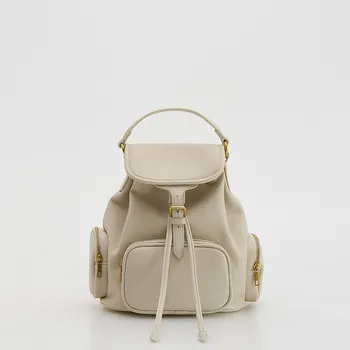 Kabelka Reserved - Batoh s&nbsp;kapsami - krémová - 768FC-01X - 768FC-01X-ONE