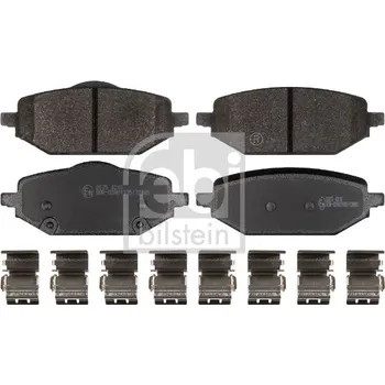 Brzdový systém Sada brzdových destiček, vždy 4 kusy v sadě FEBI BILSTEIN 192656