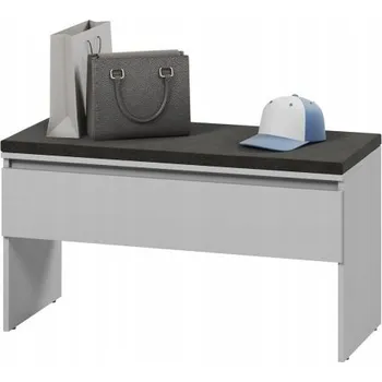 Botník Botník se sedákem Mirjan 92 x 50 x 40 cm šedá