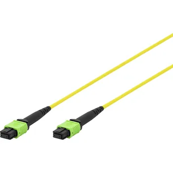 Datový kabel Digitus DK-2966-15 RJ45 síťové kabely, propojovací kabely 15 m žlutá, zelená, černá extrémně tenký , flexibilní vnitřní vodič, páska ze skleněných vláken,